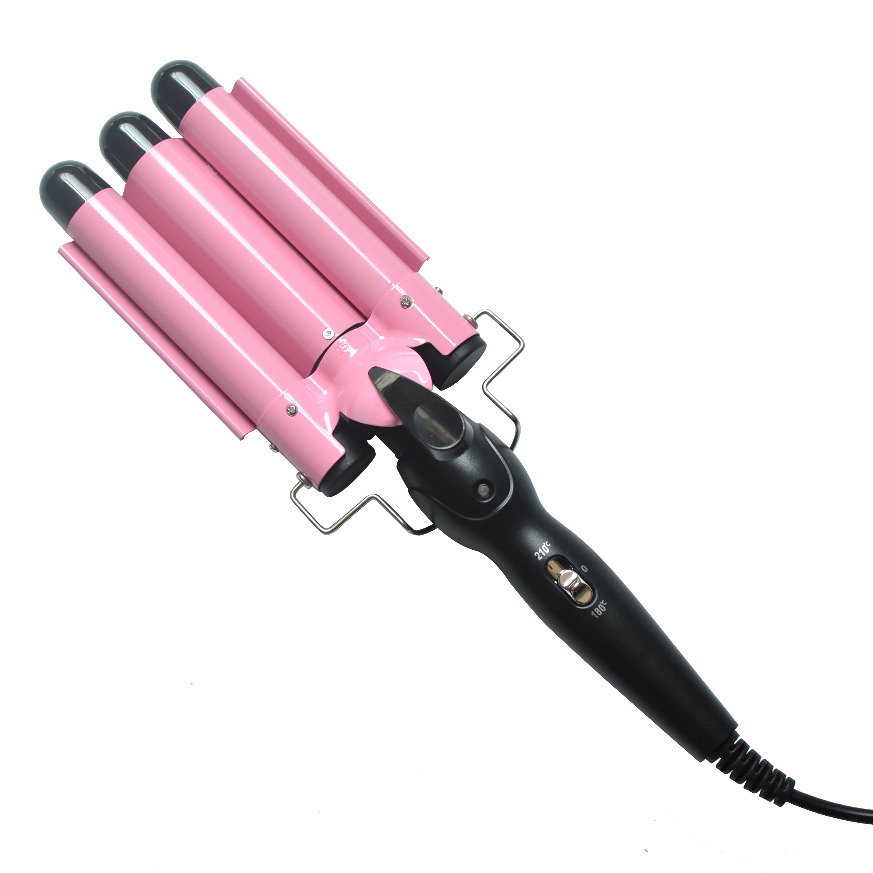 
Hair curler Ceramic three barrel hair iron Speed heating electric curling hair Professional stylist recommendation 