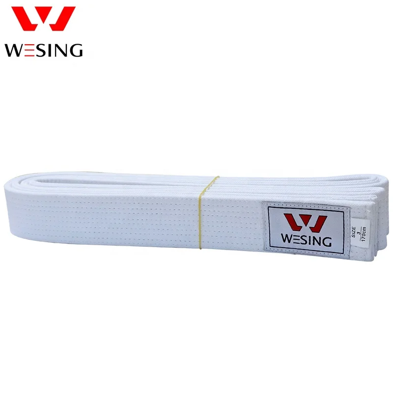 Wesing WT Approved Black Belt Taekwondo Uniform Mini White Blank Belts Boxing Equipment