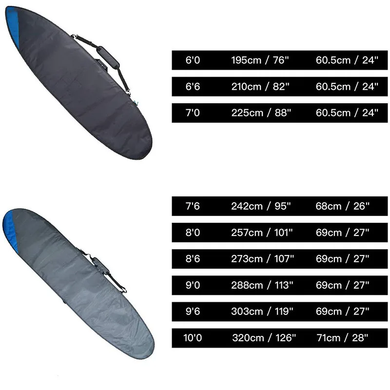 Professional Waterproof Shortboard Handbag kite board wind surfboard bag Covers for travel