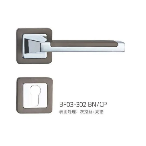  Дверной замок из нержавеющей стали черный и серый дверной с ключами