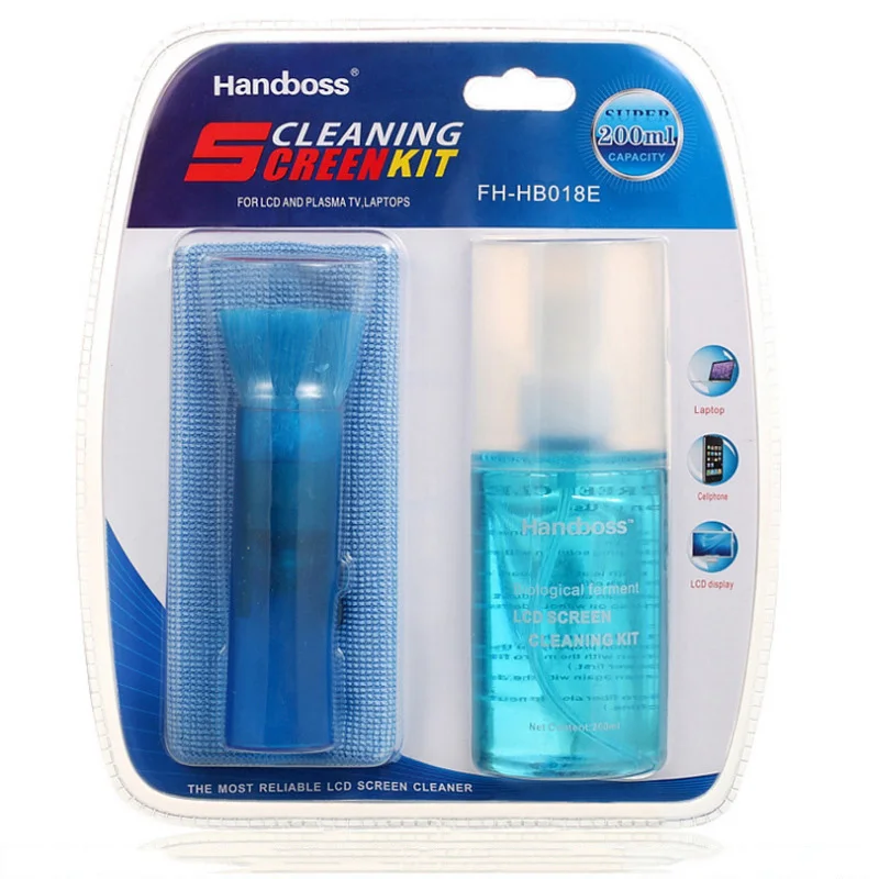 LCD Screen Cleaner for TV Screen Sprayer Kit for cleaning cloth microfiber camera phone for laptop computer touch screen