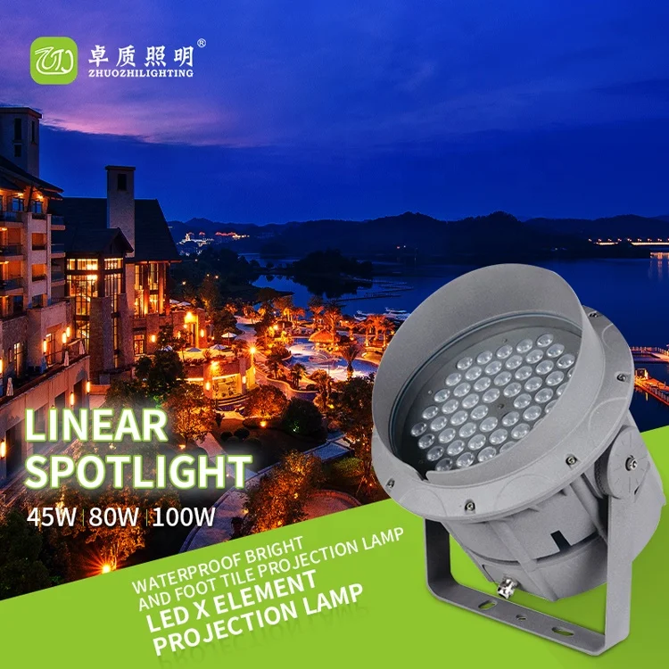 New Model 5w18w36w60w Colourful Lighting Led Floodlight Housing, Outdoor Lighting Waterproof Led Lens Flood Light