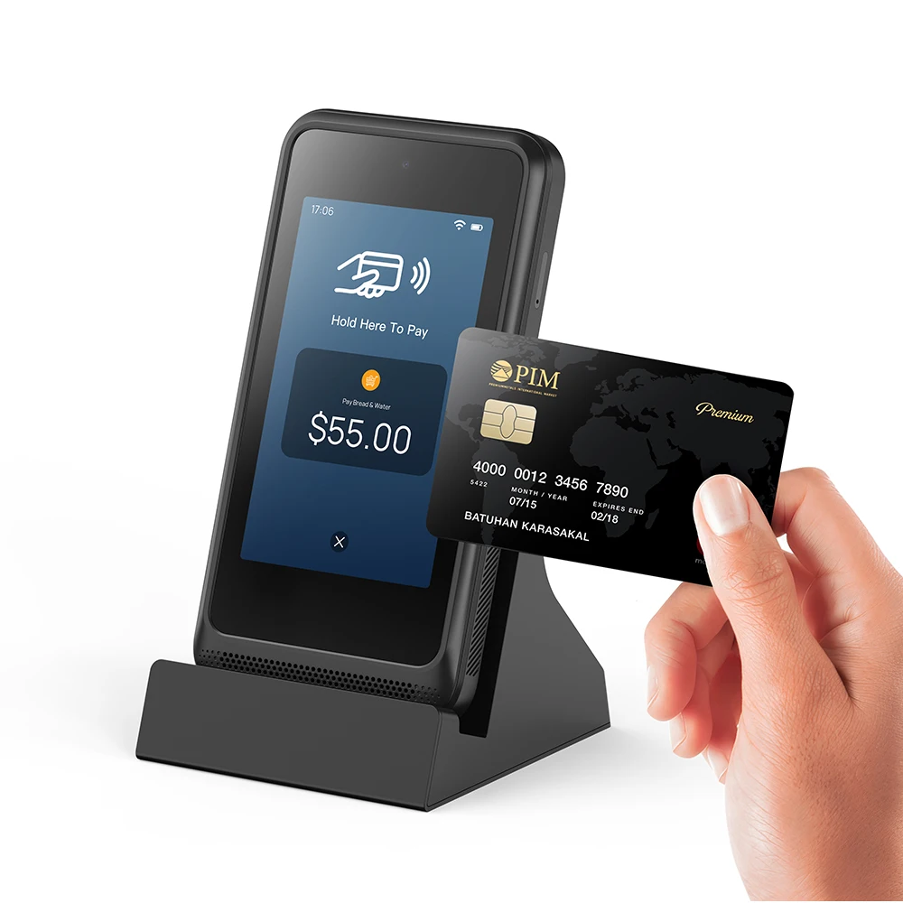 ODM 4inch T310 T606 handheld smartphone Android front NFC tablet pos payment terminal softpos reader