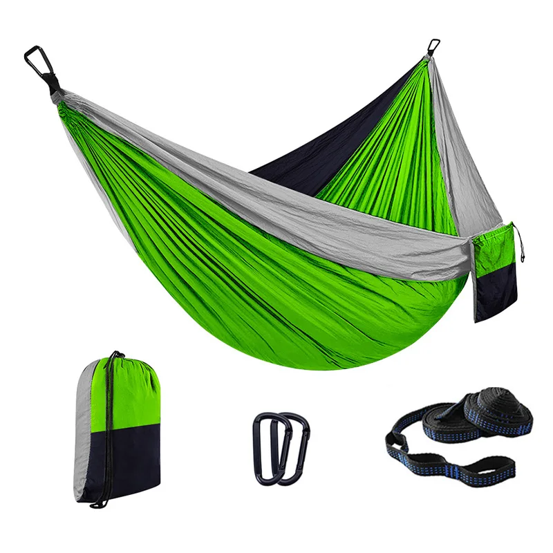 Wholesale Camping Hiking Accessories 100% Nylon Portable Lightweight High Quality Hammock With Carry Bag