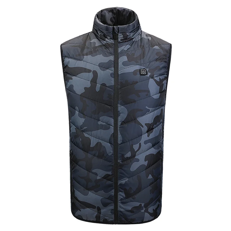 Smart Heated Vest Adjustable Warm Clothing Men Rechargeable