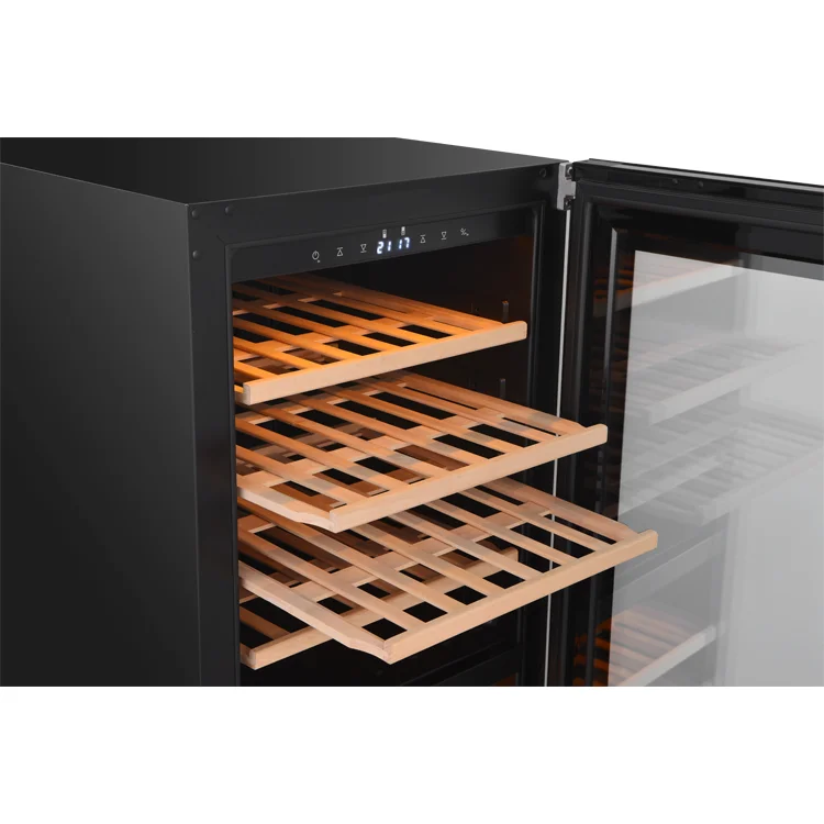 Wholesale Hot Style With Wholesale new design with Removeable Shelves wine cooler fridge wine display fridge dual zone cooler