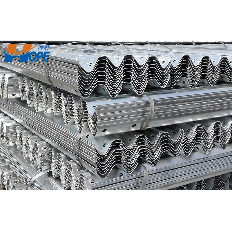 Factory Wholesale High Quality Q235 Q345 Material Zinc Steel Fence Hot Dipped Galvanized W Beam Guardrail With CE Certificate