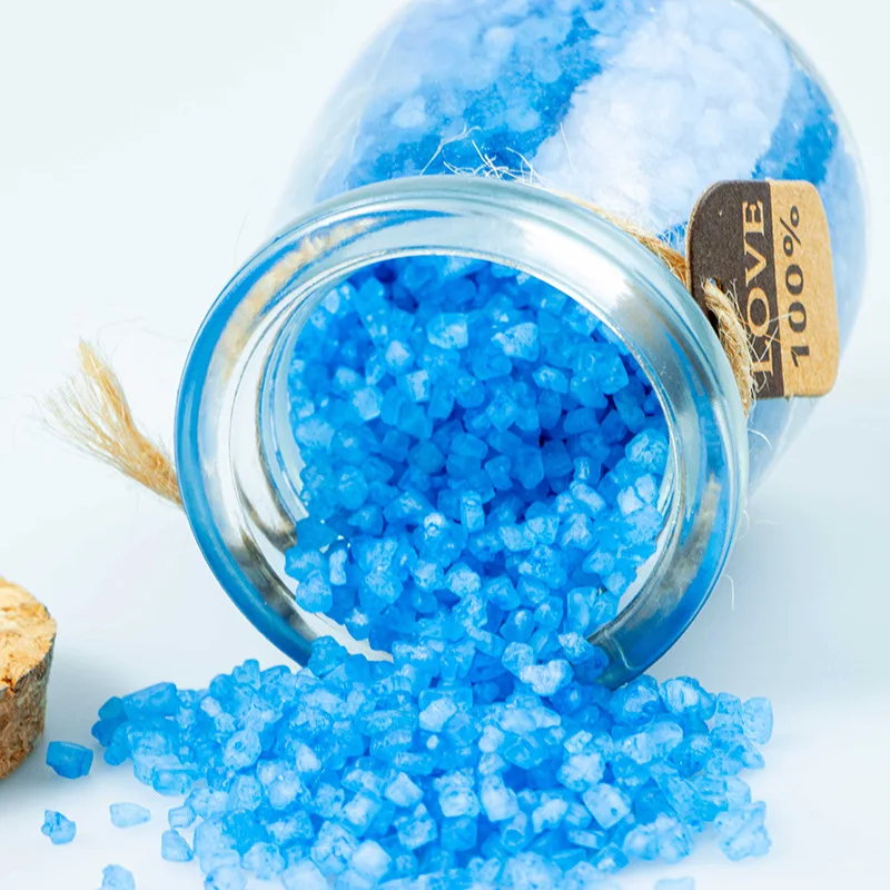 Оптовая продажа упаковка частной торговой марки замачивание кристально Розовая Соль натуральная Органическая Лаванда Гималайская для ванн с цветами