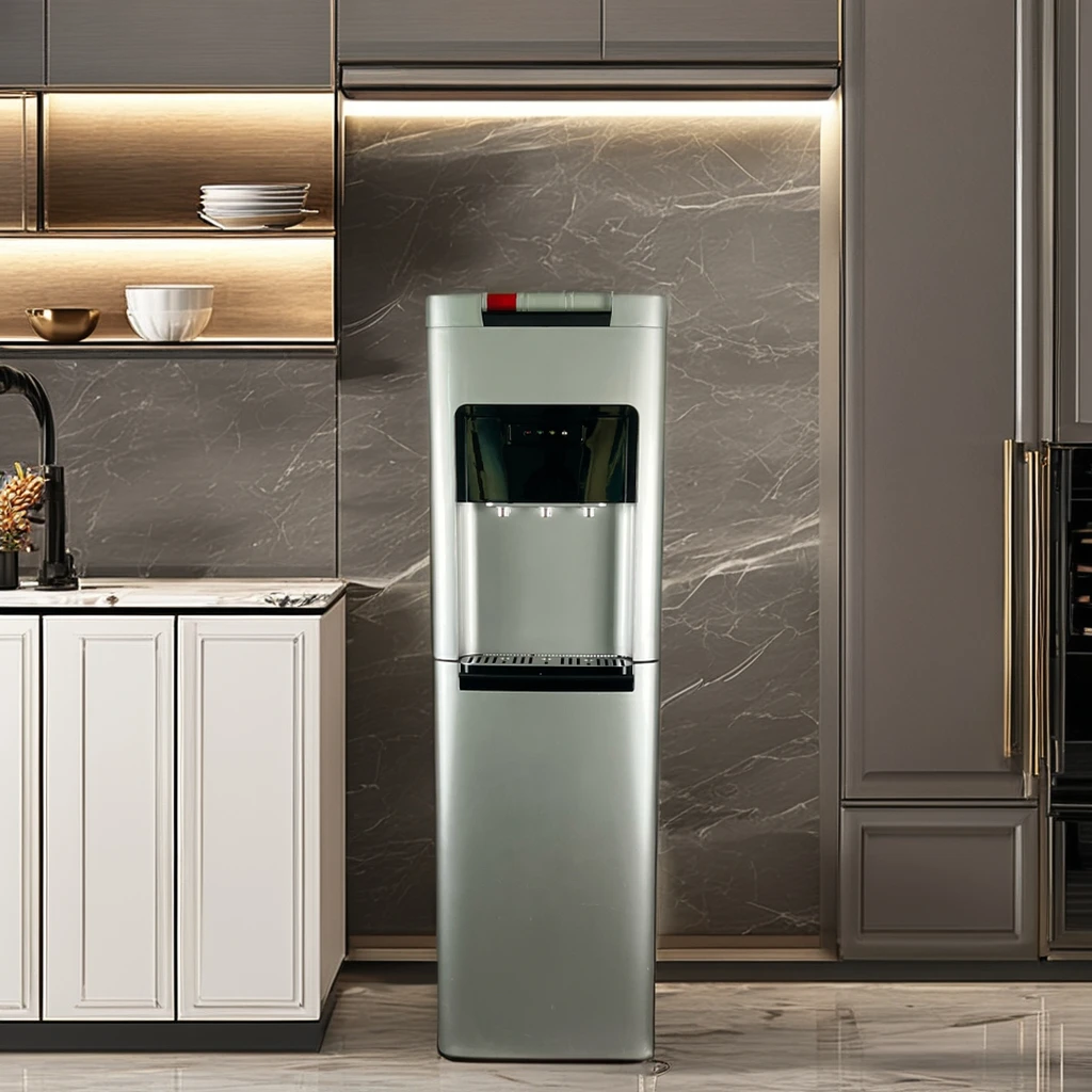 Hot cold water cooler Electric Freestanding  Water Dispenser Bottom Loading Compressor Cooling 5 gallon 20L  Ningbo JinMing G77
