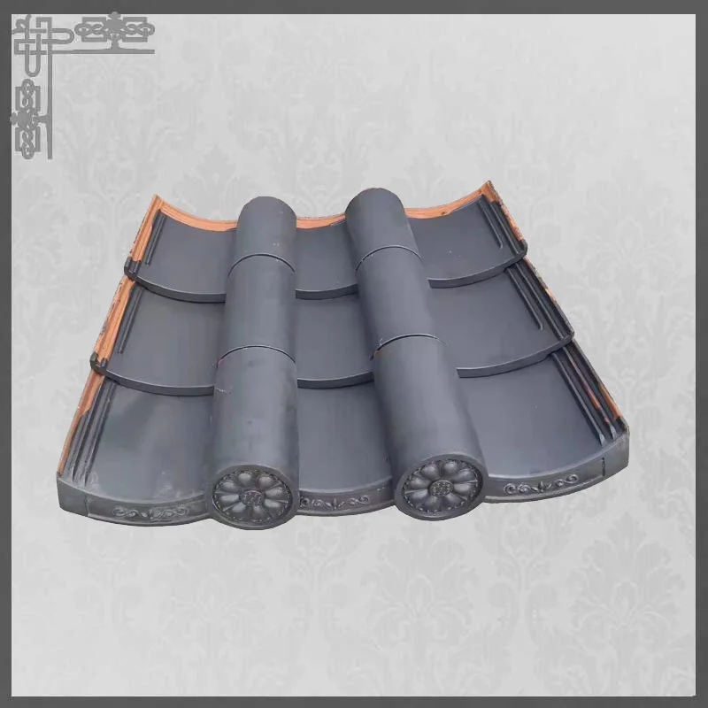 Chinese Tang style ancient building material ceramic Japanese clay tile roof