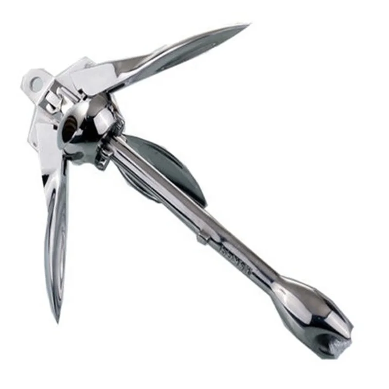 Shipping High Mirror Polished Marine AISI316 Stainless Steel Delta Anchor for Ship Yacht