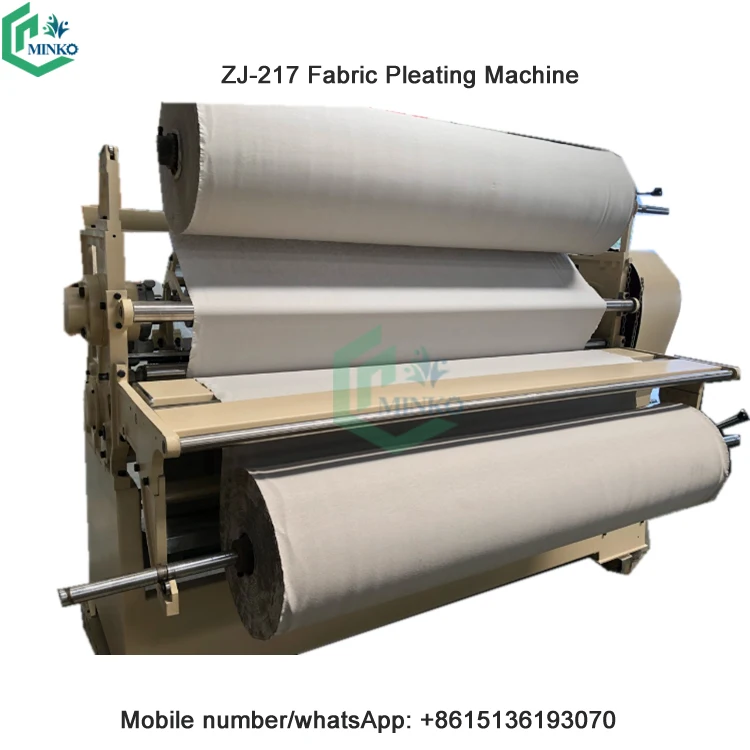 Cloth textile pleater fabric skirt pleating machine price