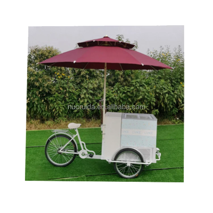 
factory directly supply high end ice cream cart bike mobile ice cream bike for food cart food bike ice cream cart 