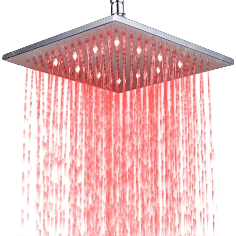 250mm Bathroom Hanging Shower(Blue-Green-Red)