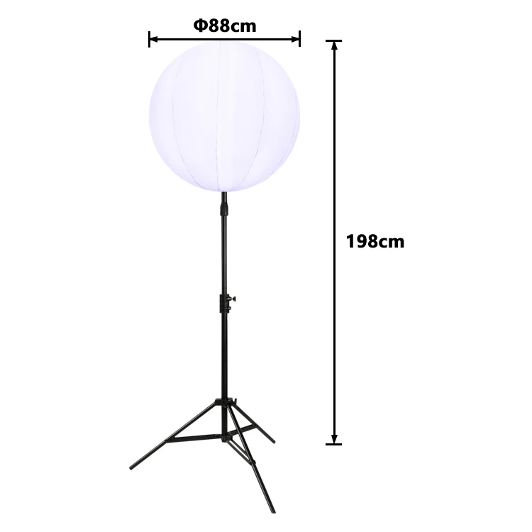Ambulatory LED Balloon Atmosphere Work Light RGB 200W for outdoor lighting