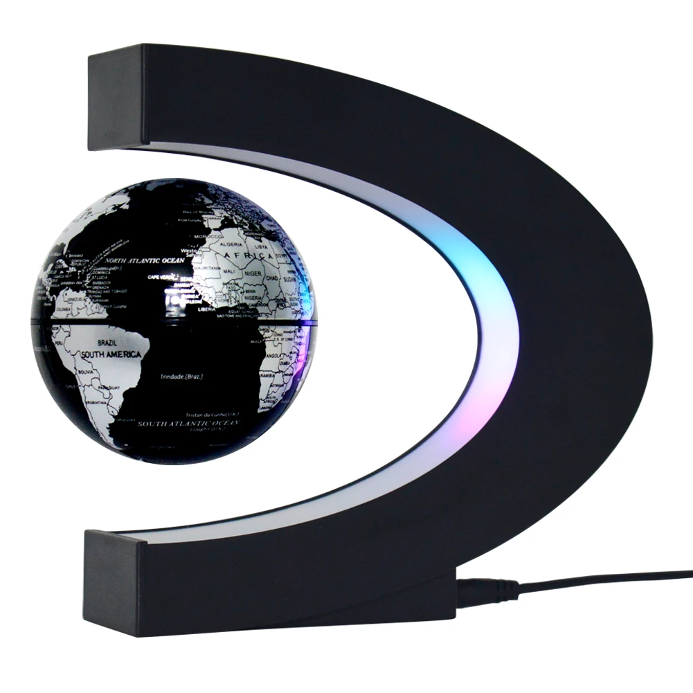 Good-quality Wholesale C shape levitating globe magnetic floating world globe