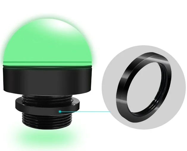 ONN-M4B PC Material LED Signal Tower Light Yellow Indicator Stack Light for CNC Machine Equipment Reliable PC-based Lamp Body