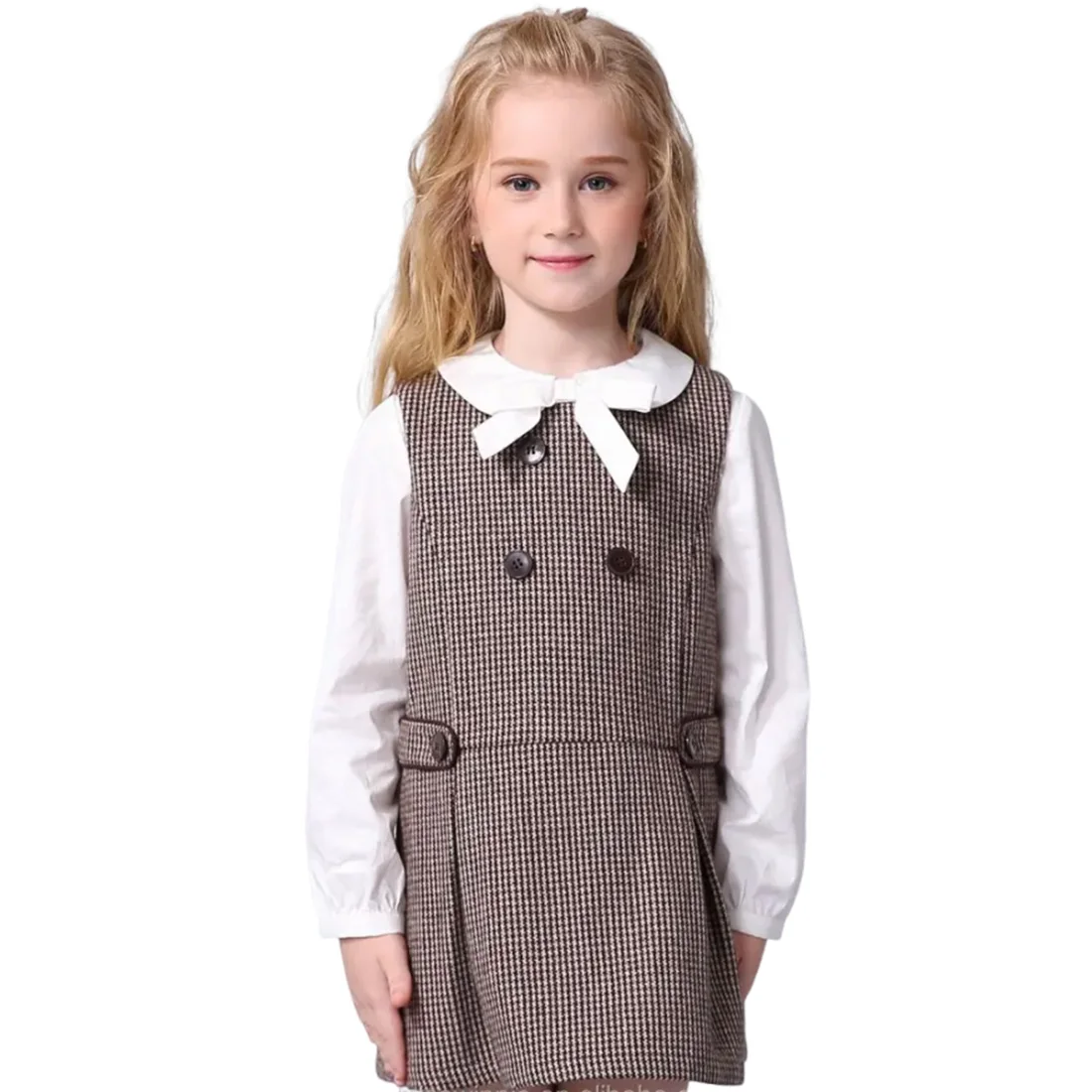 High quality Autumn Sleeveless Exquisite fashion show 2016 kids beautiful model dresses for young girls
