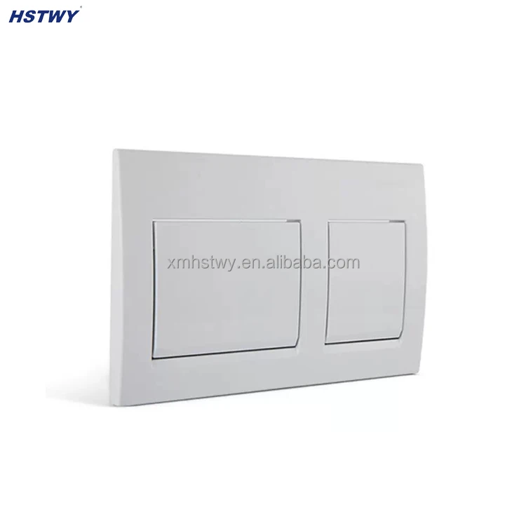 Square Buttons Actuator Flush Plate Compatible with Geberit Concealed Cistern Alpha15 Alpha 35 Matt Black