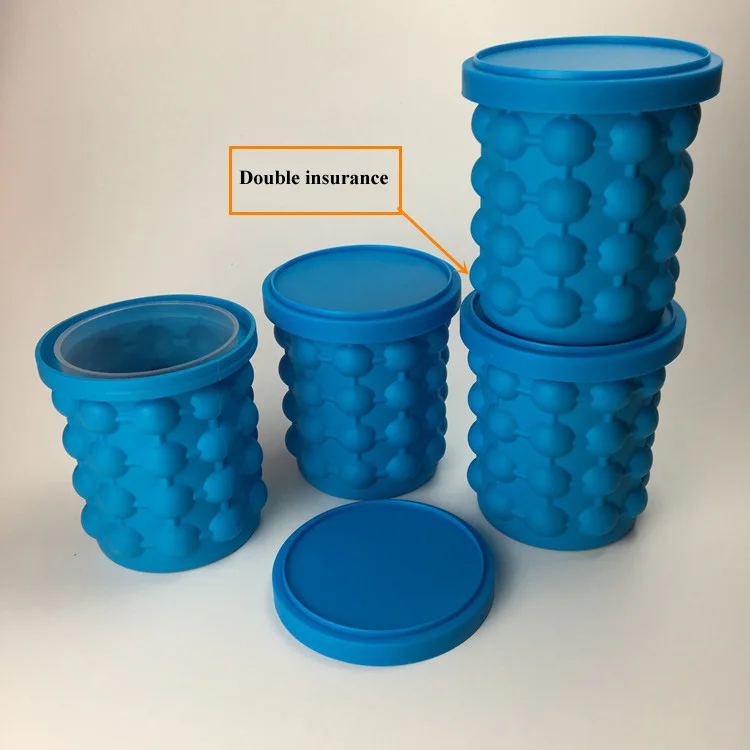
ice bucket silicone Blue Beer Cooler Wine Champagne Party Eco Material custom Oem Customized Logo Item China Holders Origin Type 