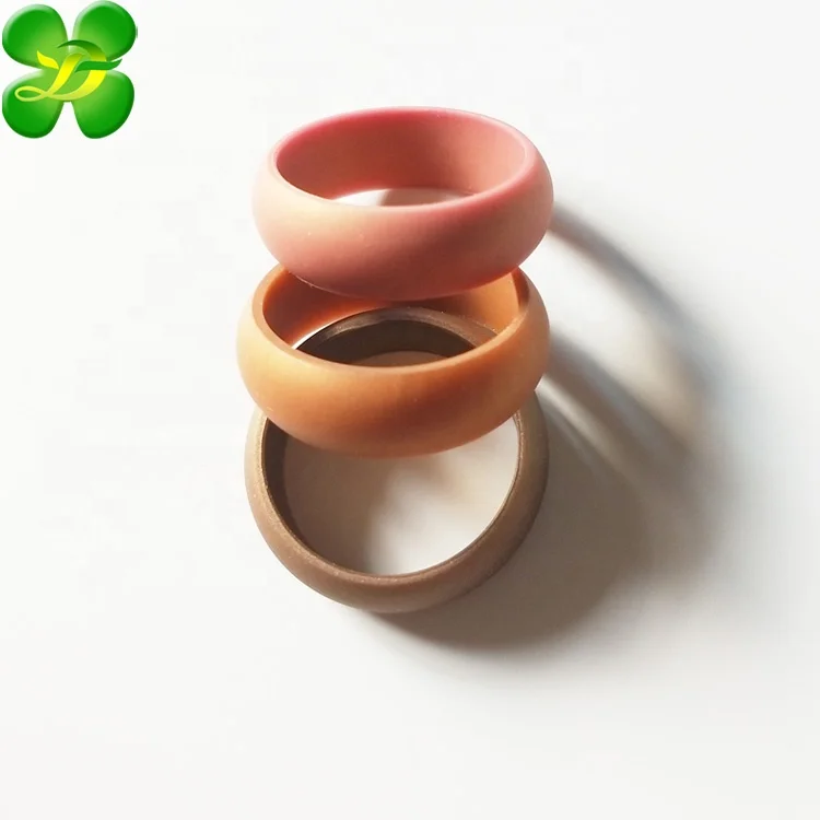 High quality customized silicone wedding rings for men and women