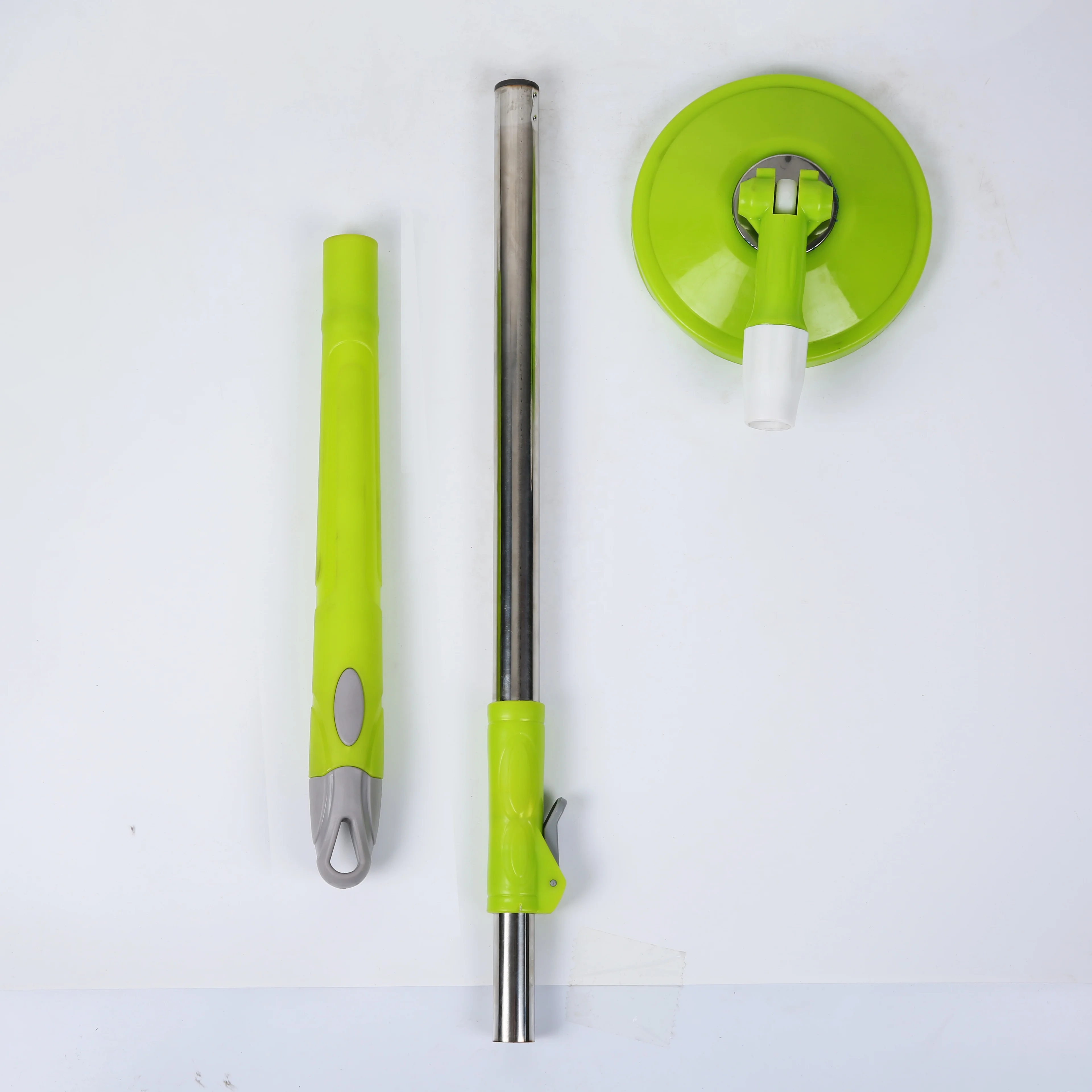 Foreign trade manufacturer mop accessories telescopic stainless steel handle mop pole