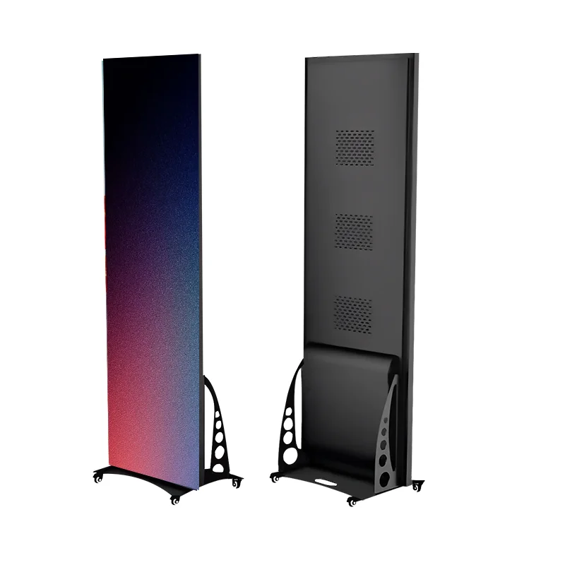 Wedding Hd P6 P4 Gkgd Mounted Mirror Wall Billboard P4.0 Chinese Videos Movable Floor Standing Smart Led Poster Display Video