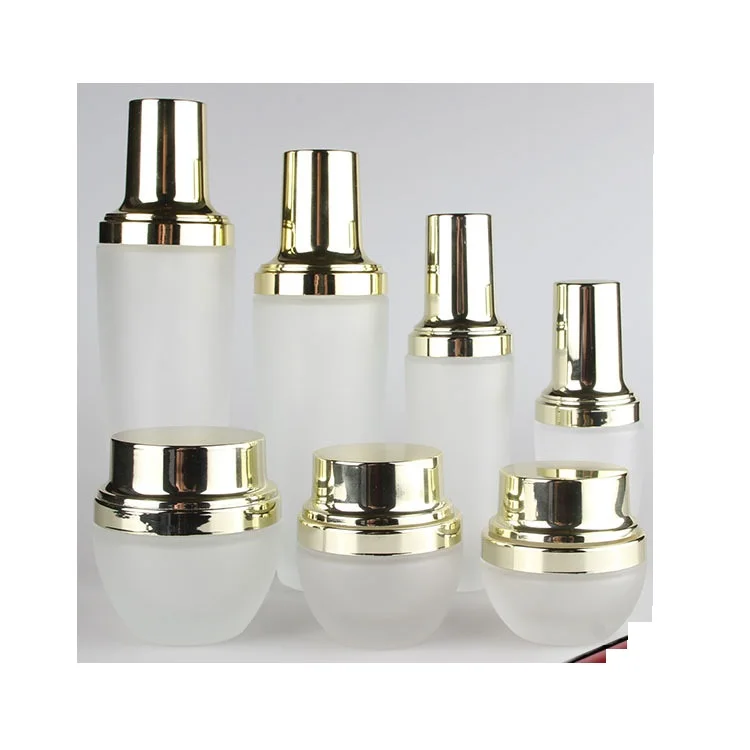 Best-selling frosted glass makeup bottle lotion bottle 20g 30g 50g 30ml 50ml 100ml 120ml