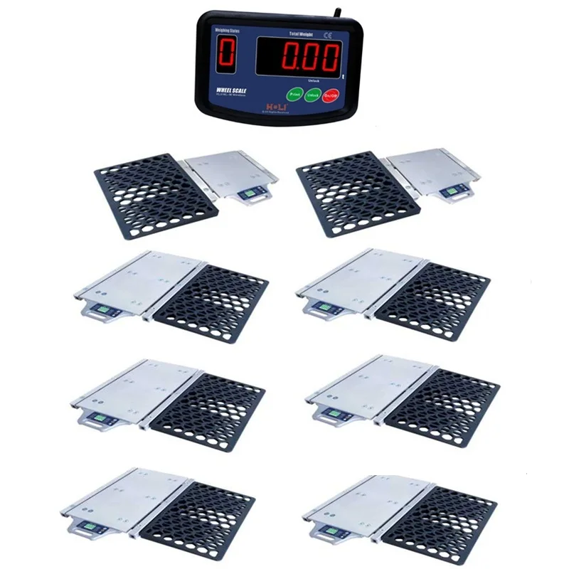 Подвижные статического портативная тележка для взвешивания ось весы мост автомобильные весы