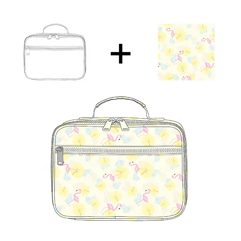 Custom lunch bag school thermal bags for food school 2022 lunch cartoon school kids girl personalized cooler bag logo