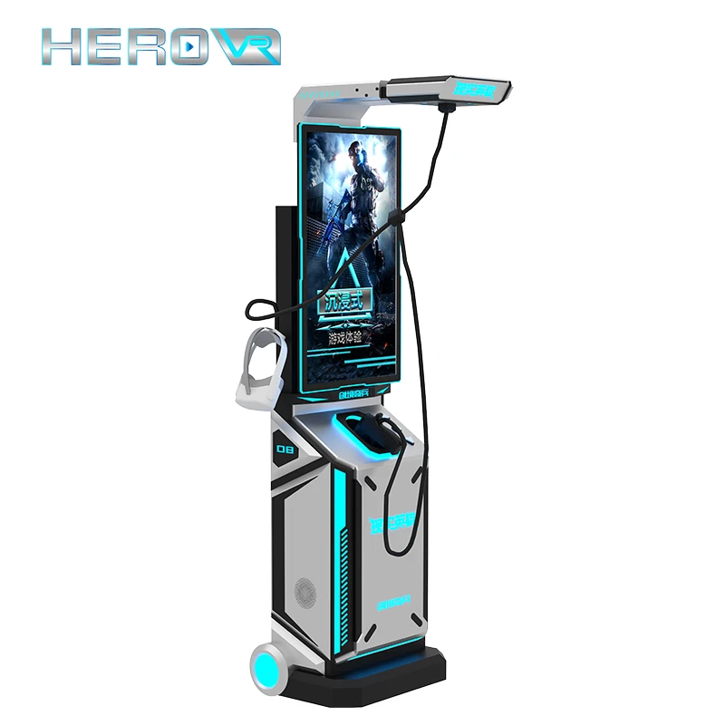 HEROVR  VR Shooting Theme Park Hot Sale 9d Virtual Reality Shooting Game Sniper Simulator Machine