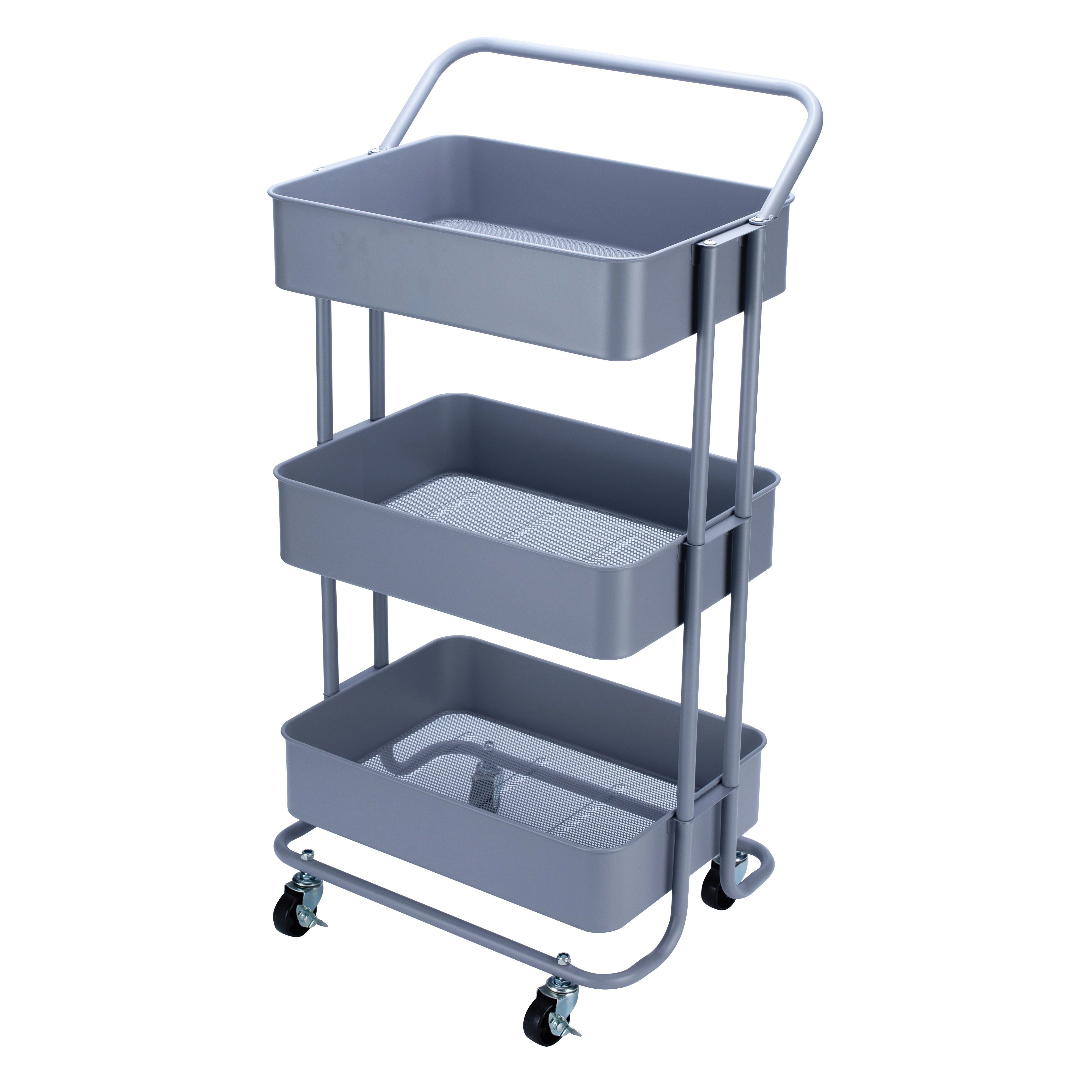 
Victory Multifunctional Multi-layers Removable Kitchen Bathroom Storage Organizer Rack Rolling Trolley Cart 