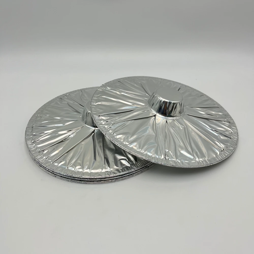 Одноразовые алюминиевые кастрюли с крышками большие емкости