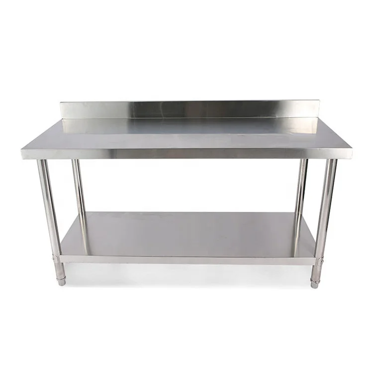 1000X700MM Custom Mame Commercial Stainless Steel Work Tables for Restaurant Bakery Kitchens