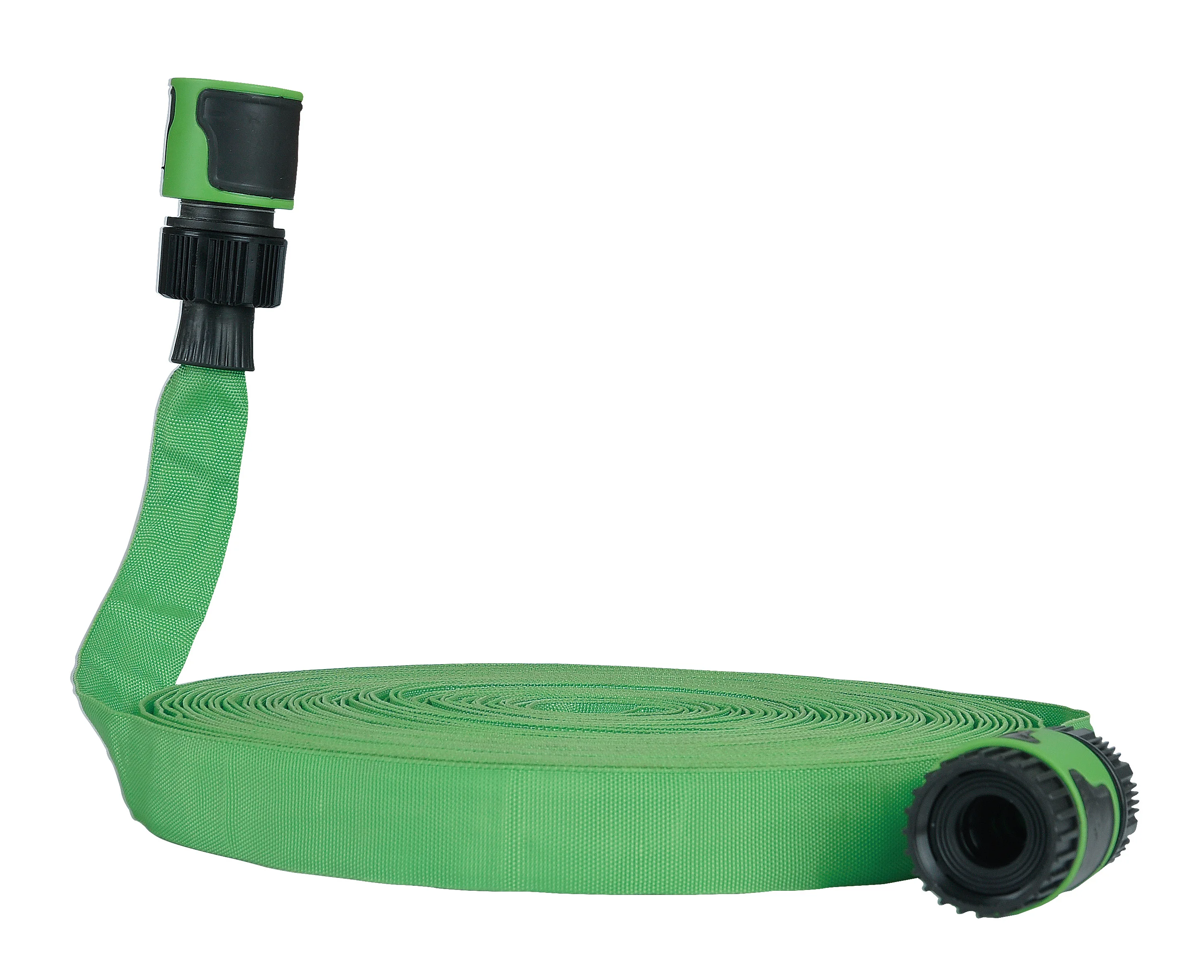 High water pressure durable high quality fabric flat garden water braided hose