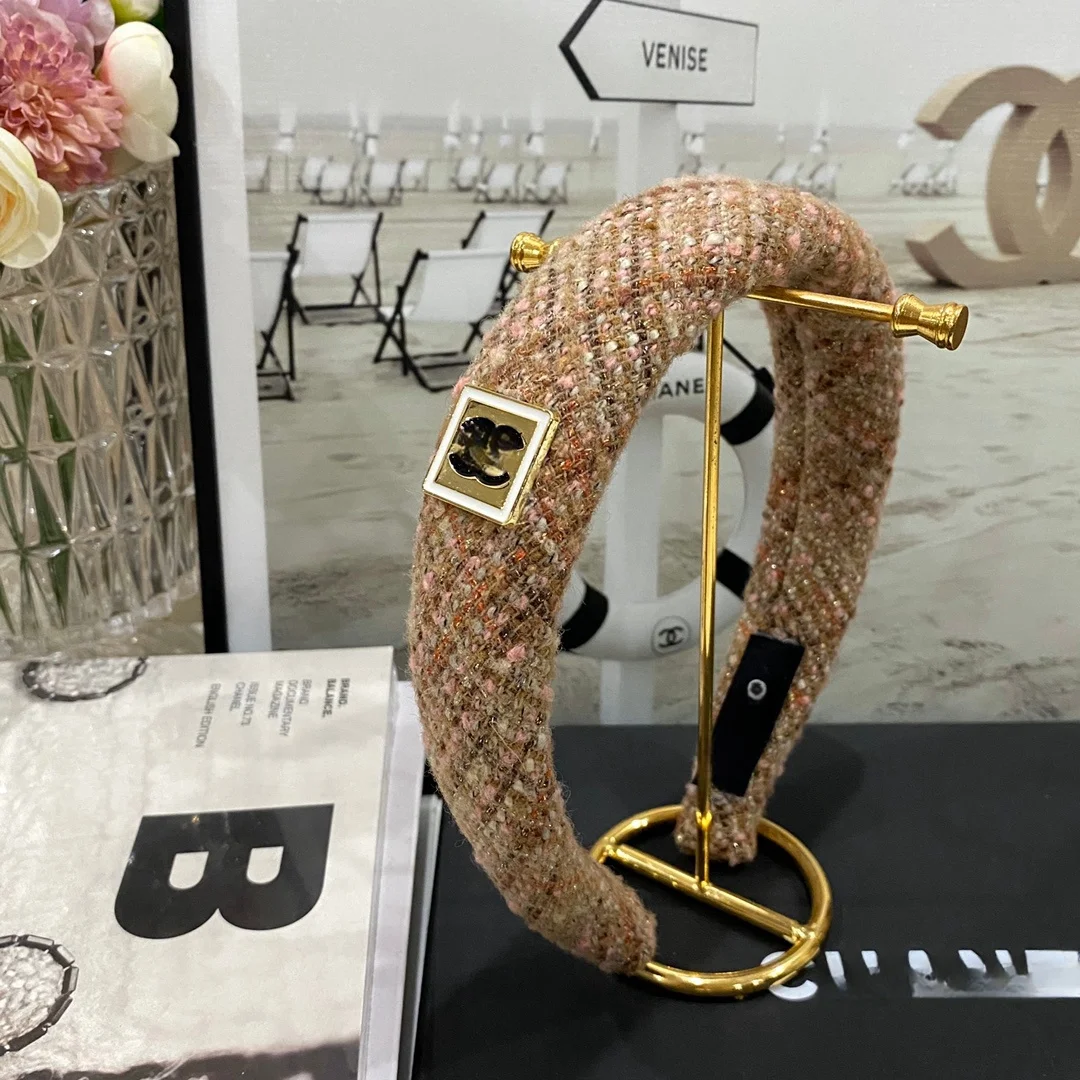 Ruisibai Wholesale Ins Most Hot5cm And 3cm Sponge Hair Band B Brand Plaid Women Headband Trendy Girls Hair Accessories