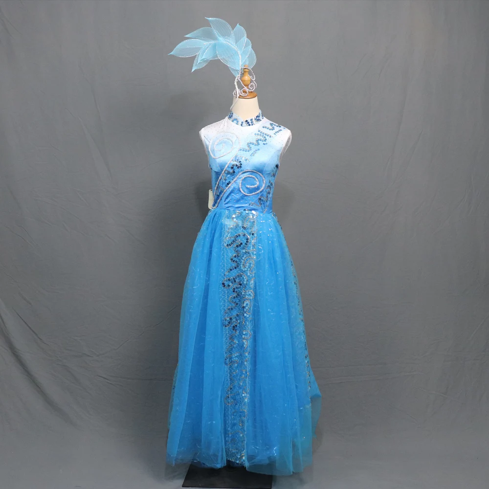 Oriental Dance LED Costume Sexy Group Opening Carnival Stage Wear Luminous Dress for Holiday Performance Suit