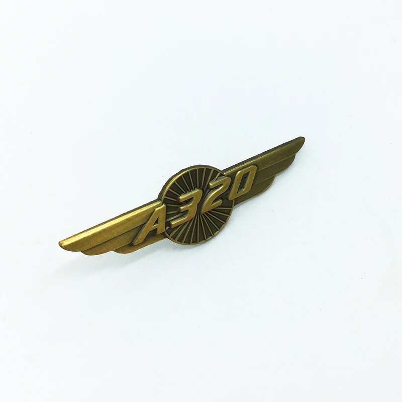 Vintage Aviation Badge BOEING B757, B767, A320, Pilot Badges