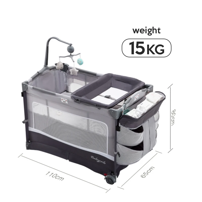 Европейский стандарт, размер, регулируемое постельное белье для путешествий, кроватка, детское гнездо, кроватка для сна, комплект для кровати с колесами