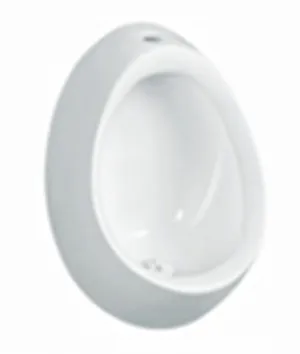 6201 Wall-mounted Ceramic White Quality Urinal  Egg Shaped Urinal Splash-free Surface and Easy-to-mountain Performance
