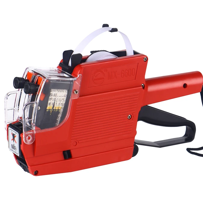 High quality 2 line 10 digits supermarket pricing tag machine price label maker