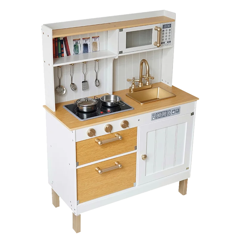 Newest Design High Quality Interactive Hot Sale Unisex Wholesale Exquisite Early Educational Pretend Play Kitchen Toy for Kids