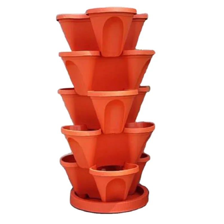 Vertical Garden Flower Pots Tower