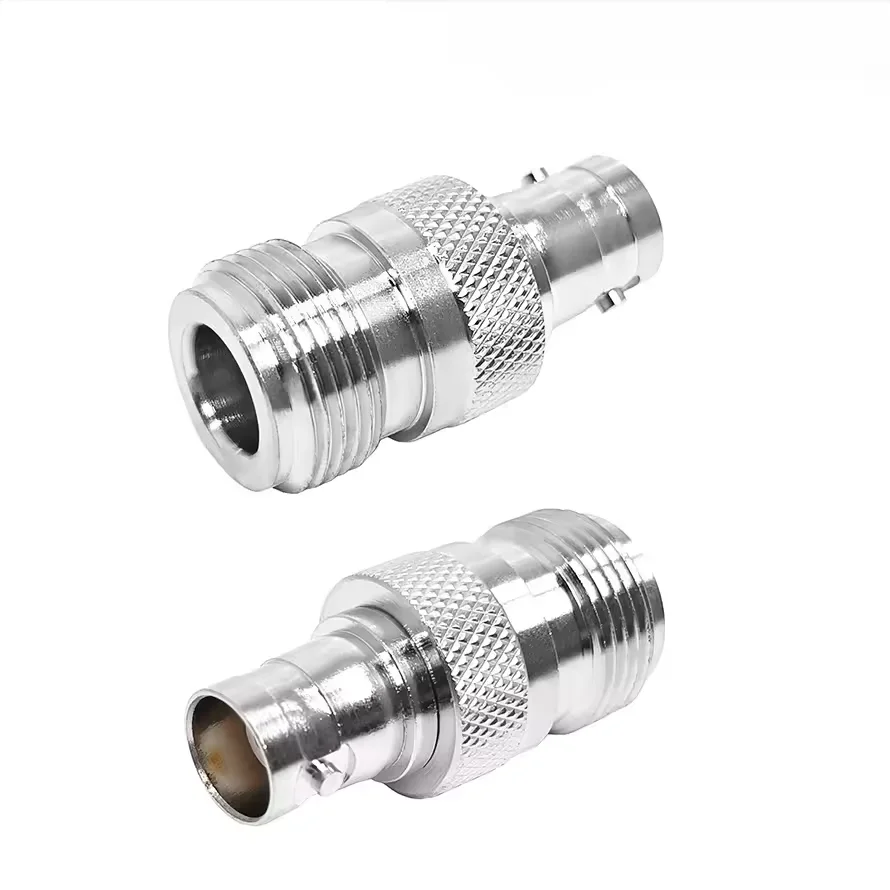 Factory price Brass N-BNC KK rf connector female jack coaxial cable Adapter connector Converter adapter cable coaxial adaptor