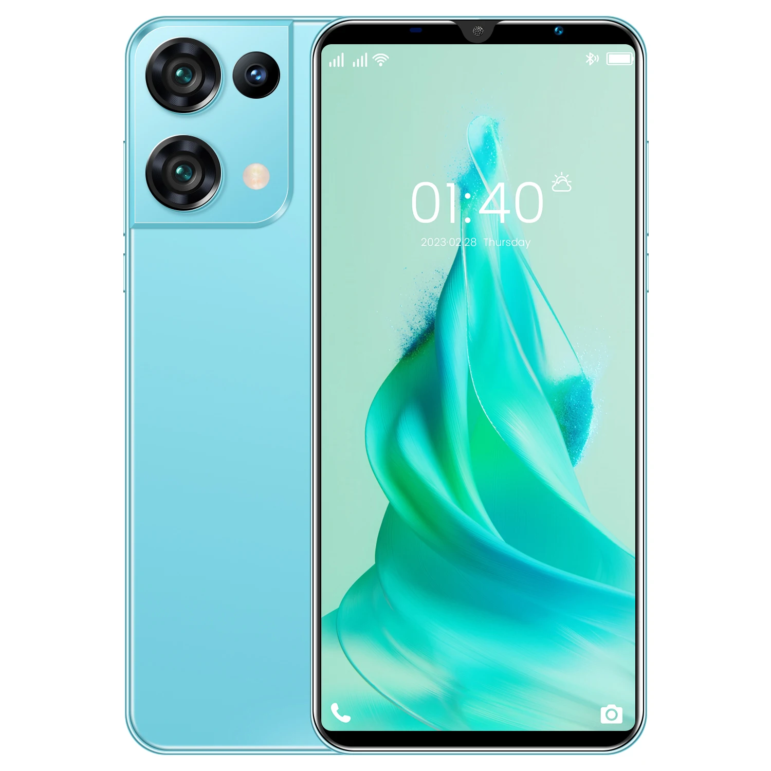 Low Price Rino9 16GB+512GB 5.5 Inch 4800mah Smart Mobile 5g 4g Cell Android Smartphones dual Sim Mobile Phone