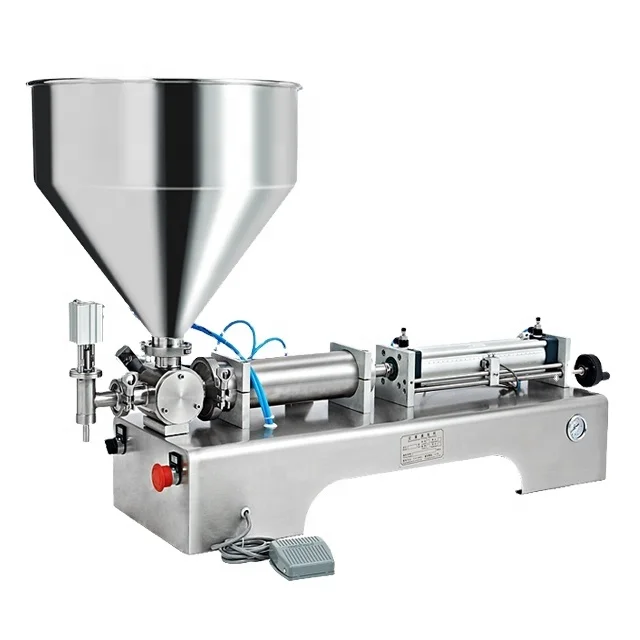 Small semi-automaticCheap Price Semi-automatic Cosmetic Cream Lotion face cream shampoo Filling Machine