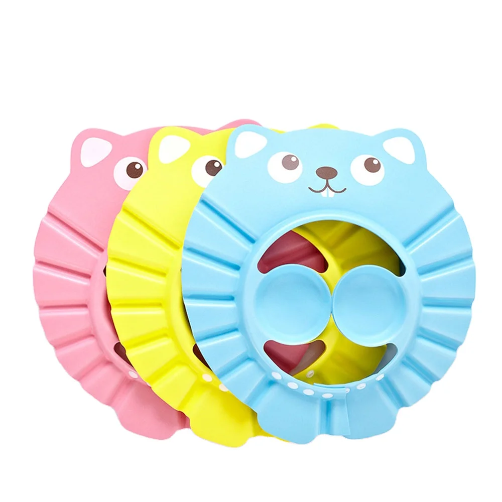 Можно отрегулировать от попадания шампуня наушники Регулируемая душевая лейка стильная футболка с изображением персонажей видеоигр купальные Детские средства для мытья волос шляпа