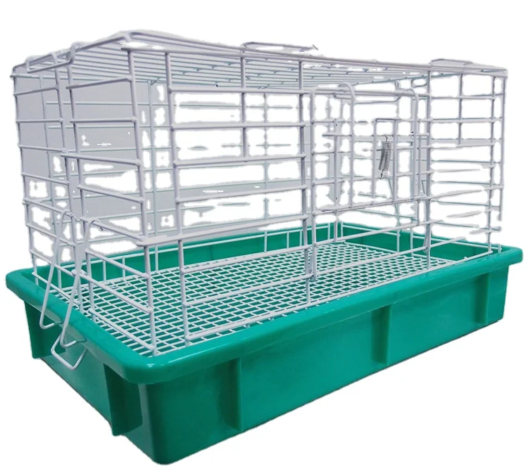 Rabbit Cage with Pull Out Tray Bunny houses for Rabbits Indoor Guinea Pig Cages Chicken Duck House Bunny Cage Small Animal