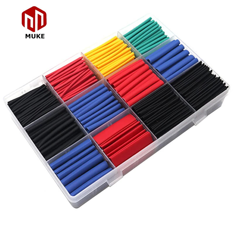 850 шт., термоусадочные трубки