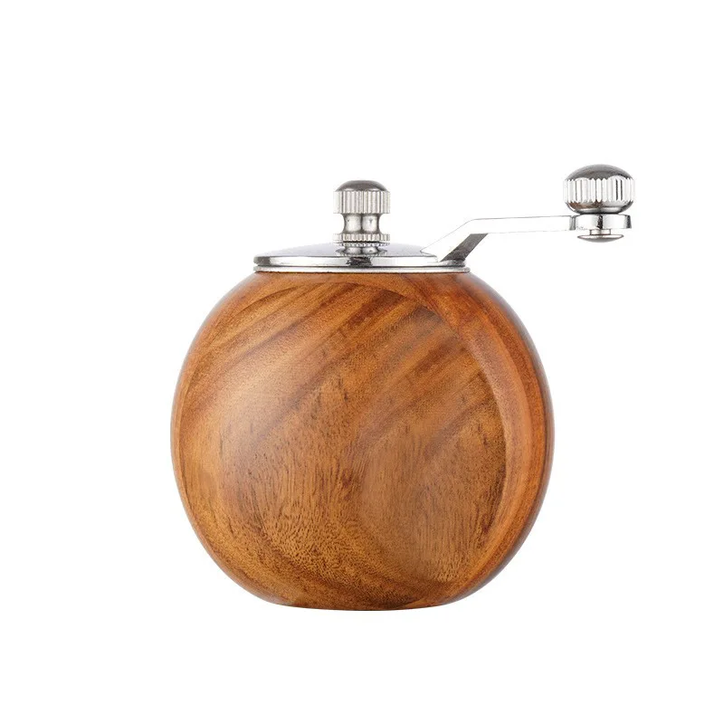 Wooden Salt and Pepper Grinder Salt Shakers Adjustable Multi Shape Acacia Wood Manual Mill